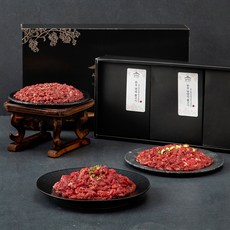 설야멱적 한우 팔도 양념 불고기 3종 세트, 1세트