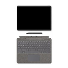 2022 마이크로소프트 Surface Pro8 13 + 타입커버 + 슬림펜 2, 플래티넘(Surface Pro8, 타입커버), 블랙(슬림펜2), 코어i5, 128GB, 8GB, WIN11 Home, 8PN-00014(Surface Pro), 8X6-00077(타입커버)