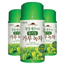 다농원 청정제주담은 유기농 가루녹차, 40g, 1개입, 3개