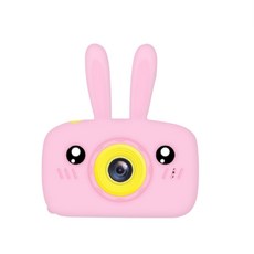 하이라라 2000만 화소 듀얼렌즈 라라토끼 어린이 카메라, 1개, LaLa002(핑크)