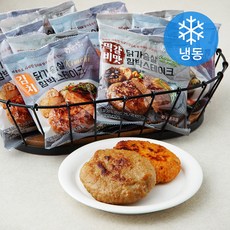 햇살닭 닭가슴살 함박스테이크 김치 100g x 5개 + 떡갈비 100g x 5개 (냉동), 1세트