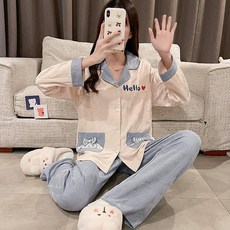 민성컴퍼니 작은별 임산부 잠옷 상하의 세트