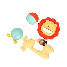 KesB 動物樂器玩具組 3入, 混色