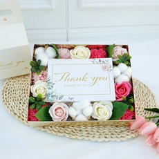 러블리팜 조화 품격있는 반전 용돈박스 + 쇼핑백, 핑크