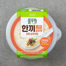 풀무원 한끼 몽글 순두부 맑은 순두부탕, 269g, 1개