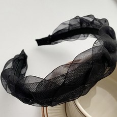 망사머리띠