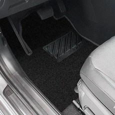 카프트 차량용 코일매트 확장형 앞좌석 + 뒷좌석 세트, 앞좌석+뒷좌석, 블랙