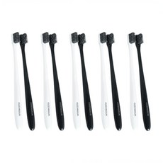 팡팡카트 칫솔 블랙 5p + 화이트 5p 세트, 1세트, 10개