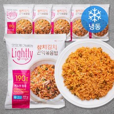 대상 라이틀리 참치 김치 곤약 볶음밥 (냉동), 200g, 6개