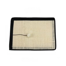 친절한마이쮸 고양이 카페트 기둥형 스크래쳐 놀이기구 40 x 29 cm, 혼합색상, 1개