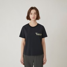 올리비아로렌 여성용 원파일 우븐패치 티셔츠 VVCASYM4371