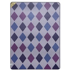 한일의료기 거실용 온돌마루 탄소열선 전기매트 다이아마루 컬러 퍼플 분리난방, 270 x 183 cm