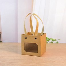 글로리빙 선물 포장 입큰 종이가방, 크라프트지