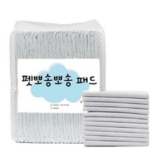 펫뽀송뽀송 화이트 강아지 배변패드 레몬향 18g 100매, 100개입, 1개