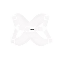 오우프 반려견 스너그 X형 하네스, 아이보리, 1개