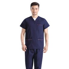 단델리온 남성용 간호사 병원 유니폼 실습복 상하의 세트