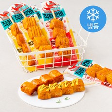 맛있닭 닭가슴살 직화 핫바 오리지널 100g x 4p + 고추 100g x 3p 세트 (냉동), 1세트