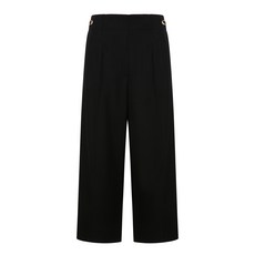 여성용 버튼장식 와이드 팬츠 VLPA2D403BK