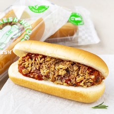 그린래빗 빅매콤한 칠리 핫도그, 3개, 155g