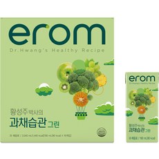 이롬 황성주 박사의 과채습관 그린 음료, 190ml,