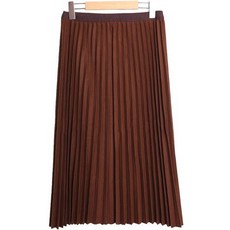 샤이보 울 플리츠 A라인 롱 스커트 cpsk4876k29