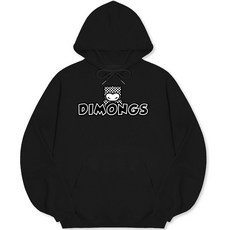 디몽스 체크몽키블랙 후드티 MIA_0129