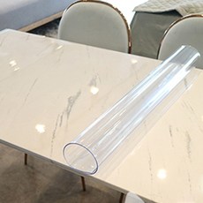 예피아 PVC 투명매트 모서리라운딩, 투명매트3mm, 80cm x 130cm x 3mm