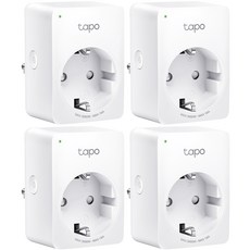 티피링크 미니 스마트 Wi Fi 에너지 모니터링 플러그, Tapo P110, 4개