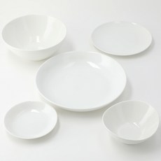 NITORI 宜得利家居 餐具 5 件套, 5種, 白色