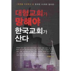 대형교회가 망해야 한국교회가 산다:파문을 각오하고 쓴 한국판 95개조 항의문, 들소리