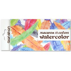 더조넷 수채 마카롱 색연필, 12개, 12색