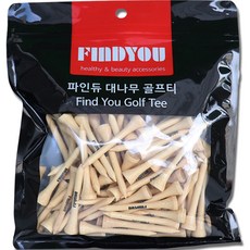 FINDYOU 대나무 골프 숏티 100p, 100개 54mm, 100개
