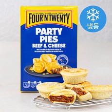 포앤트웬티 비프 앤 치즈 파티파이 (냉동), 12개, 46g