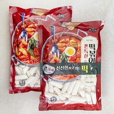 맑은물에 떡볶이떡, 1kg, 2개