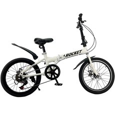 닥터바이크 접이식 미니벨로 50.8cm 20인치 6단 알루미늄프레임 E1 BIKE F-20, 화이트, 146cm