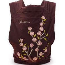 JOY MULTI 新生兒花朵刺繡圖案背帶, 梅花款