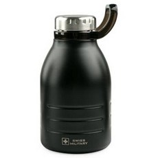 스위스밀리터리 대용량 보온 보냉 워터 플로우 저그 OKK-TKF1500, 1500ml, FBK 터키블랙