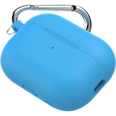 일렉토 에어팟 프로 2세대 실리콘 키링 케이스, AP2SC-BU, 블루