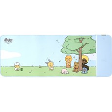 카카오프렌즈 KF 듀얼 무선충전 마우스 장패드, 1개, 데일리