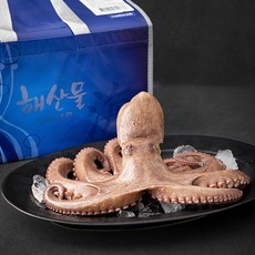 아라보감 산지직송 어제데친 국내산 자연산 통마리 돌문어 선물세트 (냉장), 1박스, 1kg
