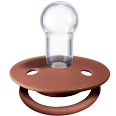 BIBS 유아용 디럭스 실리콘 쪽쪽이, ONE SIZE(0~3세), 1개, 우드척