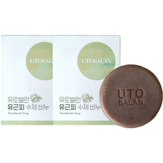 유토밸런 유근피 수제비누, 2개, 85g