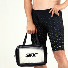 9FX 男款4角泳褲+游泳包組