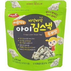 베베스트 처음먹는 아이 김스낵 17g, 두부맛, 1개