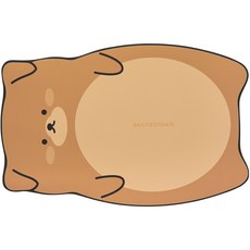 일상공감 발매트 흡수하족 진돌이B, 브라운