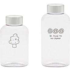 쓰임 그린플래닛 에코젠 보틀 350ml + 500ml 세트, 혼합색상