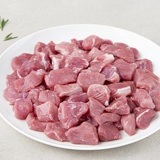빌라스포크 무항생제 인증 한돈 찌개용, 400g, 2개