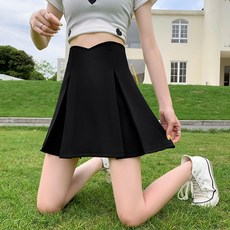페이토 힙 A라인 슬릿 스커트