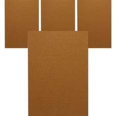 올데이랩 소음방지 FELT 가드스티커 시트, 브라운, 4개