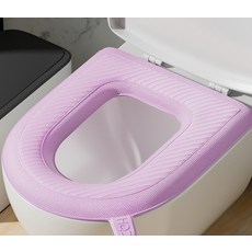 마크툴 욕실용 고리형 변기 커버, 핑크, 2개